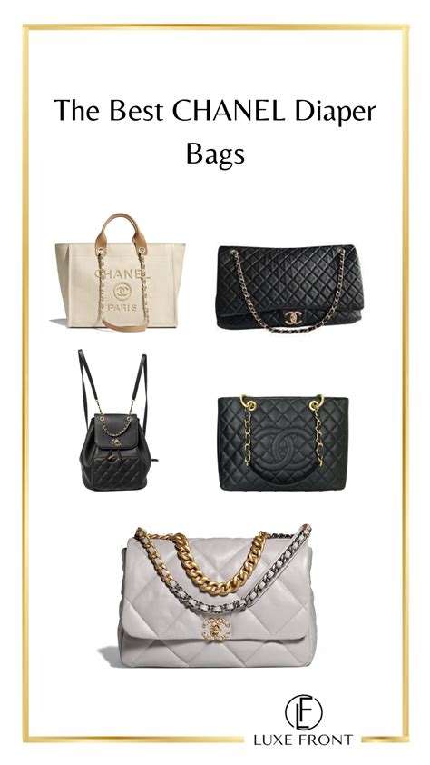 chanel diaper bag|designer diaper bag tote.